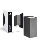 D'Lite Wall Light Vrebos Aluminium Black Up & Down | IP54 - Suitable For 2x GU10