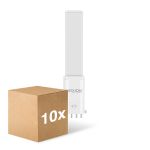 Multipack 10x Noxion Lucent PL-S LED 4.3W - 830 Warm White | 4-Pin - Replaces 9W