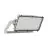 Ledvance LED Floodlight Max Radial 45 Aluminium Grey 600W 92600lm 45d - 830 Warm White | IP66 - Symmetrical