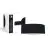 D'Lite Ceiling Light Lunelle 30cm Textile Black | Suitable for 2x E27 