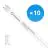 Multipack 10x Osram LED Tube T8 Value (EM/Mains) Standard Output 15W 1800lm - 865 Daylight | 120cm - Replaces 36W