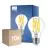 Multipack 10x Philips Master LED E27 Pear Filament Clear 10.5W 1521lm - 922-927 Dim To Warm | Best Colour Rendering - Dimmable - Replaces 100W
